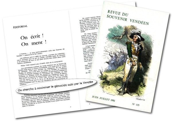 Le Souvenir Vendéen précurseur de la défense du génocide vendéen Le Souvenir Vendéen précurseur de la défense du génocide vendéen