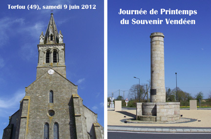 9 juin 2012, Journée de Printemps du Souvenir Vendéen