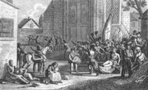 Gravure de la mort de Bonchamps Gravure de la mort de Bonchamps