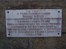 Plaque sur la tombe de S.J. Pépin de Belisle (n°6) Plaque sur la tombe de S.J. Pépin de Belisle (n°6)