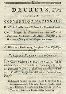 De Saint-Denis-d'Anjou à Bourg-la-Montagne, la déchristianisation des noms de communes sous la Révolution De Saint-Denis-d'Anjou à Bourg-la-Montagne, la déchristianisation des noms de communes sous la Révolution