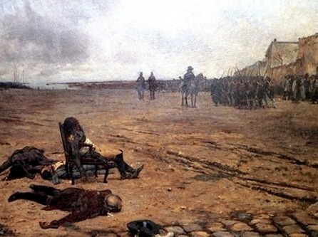 La Mort de d'Elbée à Noirmoutier, par Julien Le Blant (1878) La Mort de d'Elbée à Noirmoutier, par Julien Le Blant (1878)