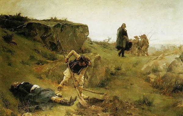 La mort de La Rochejaquelein par Alexandre Bloch La mort de La Rochejaquelein par Alexandre Bloch