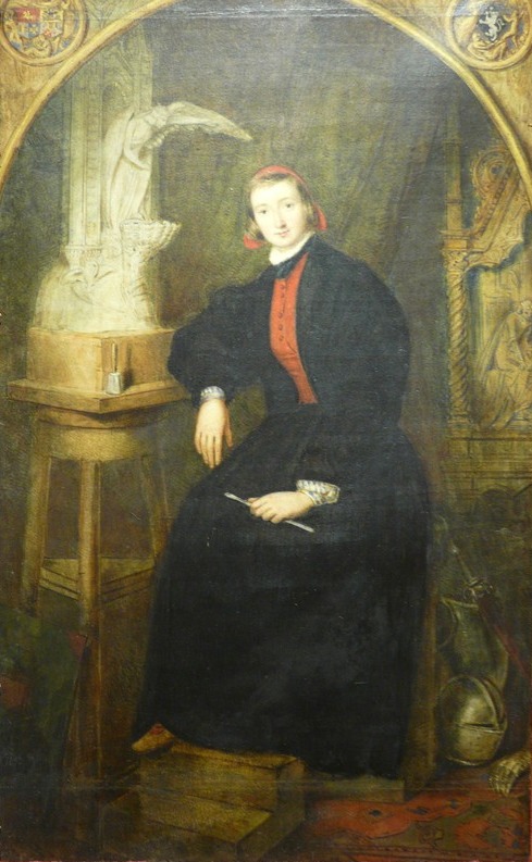 Portrait de Félicie de Fauveau, anonyme Portrait de Félicie de Fauveau, anonyme