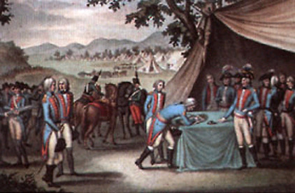 La signature du traité de la Jaunaye, 17 février 1795 La signature du traité de la Jaunaye, 17 février 1795
