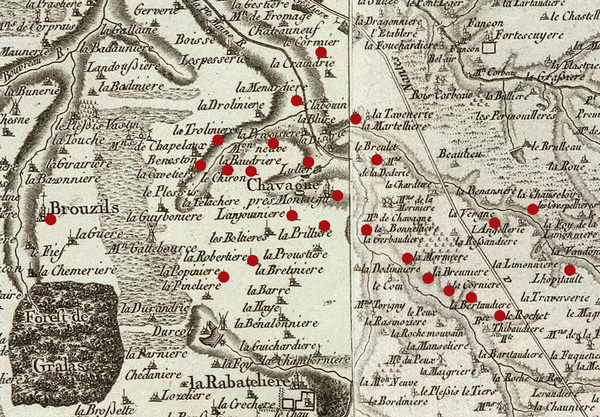 Carte des lieux cités dans le texte Carte des lieux cités dans le texte