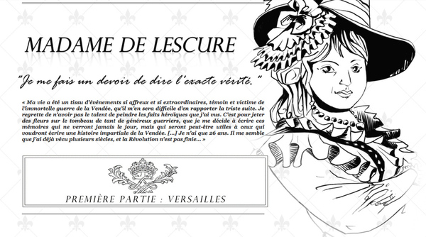 La vie de Madame de Lescure en bande dessinée La vie de Madame de Lescure en bande dessinée