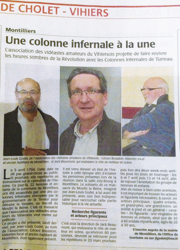 Courrier de l'Ouest du jeudi 13 décembre 2012 Courrier de l'Ouest du jeudi 13 décembre 2012