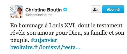 Louis XVI, Roy d'un jour sur tweeter Louis XVI, Roy d'un jour sur tweeter