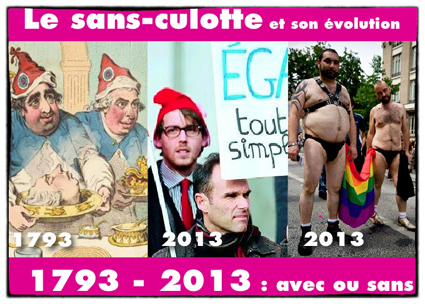 220 ans d'évolutions pour le sans-culotte : 2013 année de la fracture générationnelle ? 220 ans d'évolutions pour le sans-culotte : 2013 année de la fracture générationnelle ?
