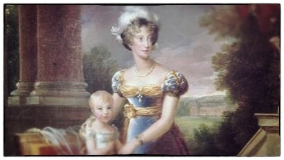 La duchesse de Berry et le futur Henri V La duchesse de Berry et le futur Henri V