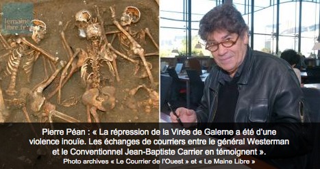 "Pierre Péan a découvert des documents inédits qui témoignent de cette rage tragiquement libérée lors de la bataille du Mans les 12 et 13 décembre" "Pierre Péan a découvert des documents inédits qui témoignent de cette rage tragiquement libérée lors de la bataille du Mans les 12 et 13 décembre"