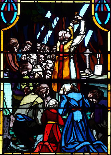 « Nous les avons trouvé dans l’église. Ne connaissant pourtant pas bien leurs nombres, nous n’avons consulté dans ce moment la que nottre courage et le Bien de nottre patrie.  Nous y sommes entré à cheval, laissant néamoins des gardes à la porte. Nous nous sommes servi au comencement de nos pistolets. Mais Ennuijé de tirer, nous avons comencé de les sabrer, dans L’instant : L’église a été couverte de leur morts, pas un n’est échapé a nottre juste vengence ; on n'a jamais vu boucherie pareille. » « Nous les avons trouvé dans l’église. Ne connaissant pourtant pas bien leurs nombres, nous n’avons consulté dans ce moment la que nottre courage et le Bien de nottre patrie.  Nous y sommes entré à cheval, laissant néamoins des gardes à la porte. Nous nous sommes servi au comencement de nos pistolets. Mais Ennuijé de tirer, nous avons comencé de les sabrer, dans L’instant : L’église a été couverte de leur morts, pas un n’est échapé a nottre juste vengence ; on n'a jamais vu boucherie pareille. »