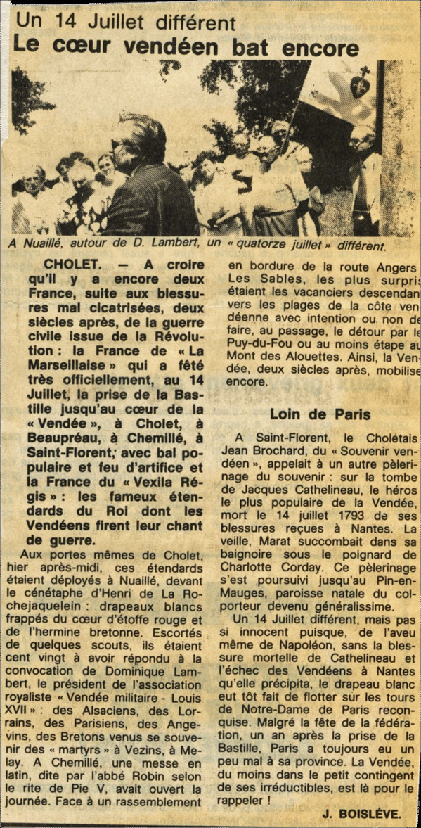 Nos amis Jean Brocard et Dominique Lambert sont les initiateurs des journées en hommage au Saint de l'Anjou Nos amis Jean Brocard et Dominique Lambert sont les initiateurs des journées en hommage au Saint de l'Anjou