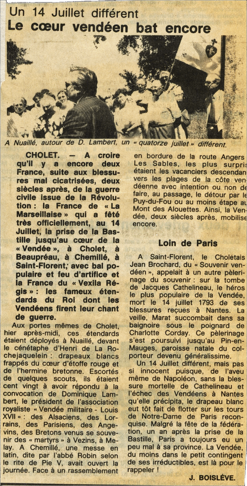 Nos amis Jean Brocard et Dominique Lambert sont les initiateurs des journées en hommage au Saint de l'Anjou Nos amis Jean Brocard et Dominique Lambert sont les initiateurs des journées en hommage au Saint de l'Anjou