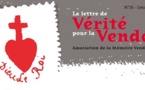 Parution de la lettre « Vérité pour la Vendée » n° 35 Parution de la lettre « Vérité pour la Vendée » n° 35