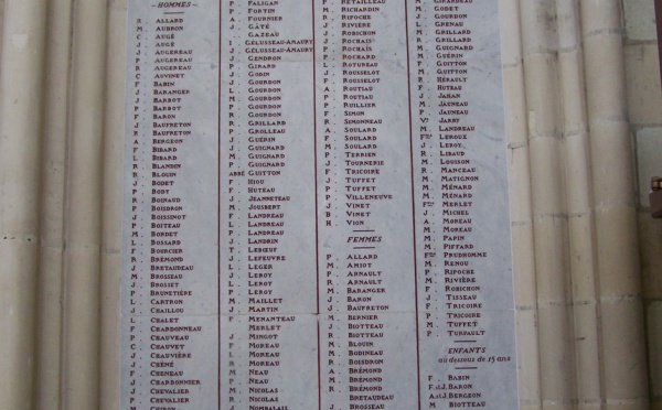 Le souvenir de l'abbé Boisnaud à Saint-Pierre de Cholet