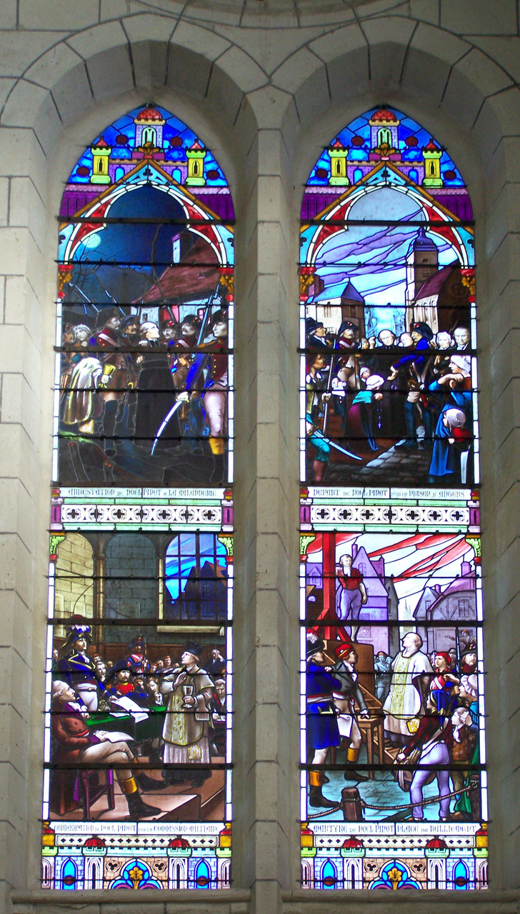 Verrière du martyre de Noël Pinot Verrière du martyre de Noël Pinot